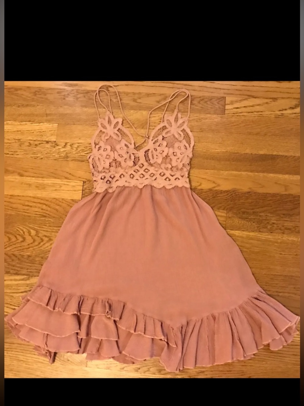 Free People Adella Slip Dress Size S in Rose - Picture 8 of 11